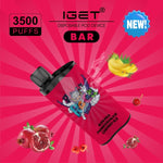 Iget Bar Banana Pomegranate Cherry Ice Disposable Vape (Single)