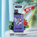 Iget Bar Mixed Berry Disposable Vape (Box)