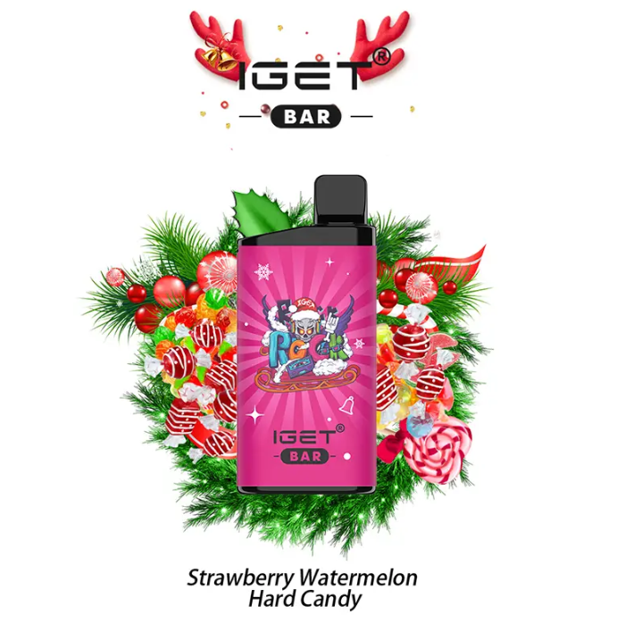 iGet Bar, Strawberry Watermelon Hard Candy, Disposable Vape (Single)