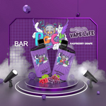 iGet Bar, Raspberry Grape, Disposable Vape (Box)