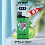 Iget Bar Melon Ice Disposable Vape (Single)