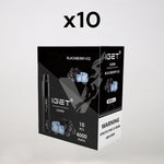 Iget Legend 4000 Puffs Blackberry Ice Disposable Vape (Box)