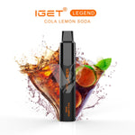 Iget Legend 4000 Puffs Cola Lemon Soda Disposable Vape (Single)