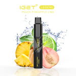 Iget Legend 4000 Puffs Peach Pineapple Lime Disposable Vape (Box)