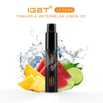 Iget Legend 4000 Puffs Pineapple Watermelon Lemon Ice Disposable Vape
