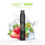 Iget Legend 4000 Puffs Strawberry Kiwi Ice Disposable Vape