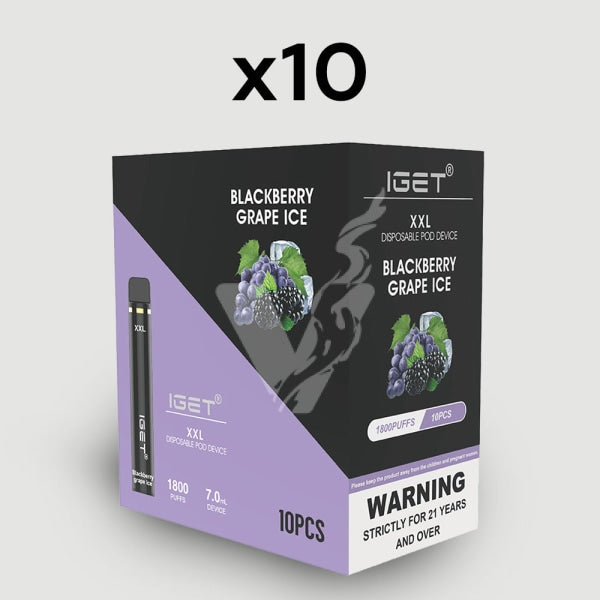 Iget Xxl Blackberry Grape Ice Vape (Box)