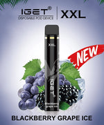Iget Xxl Blackberry Grape Ice Vape (Single)