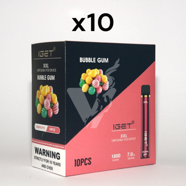 Iget Xxl Bubble Gum Vape (Box)