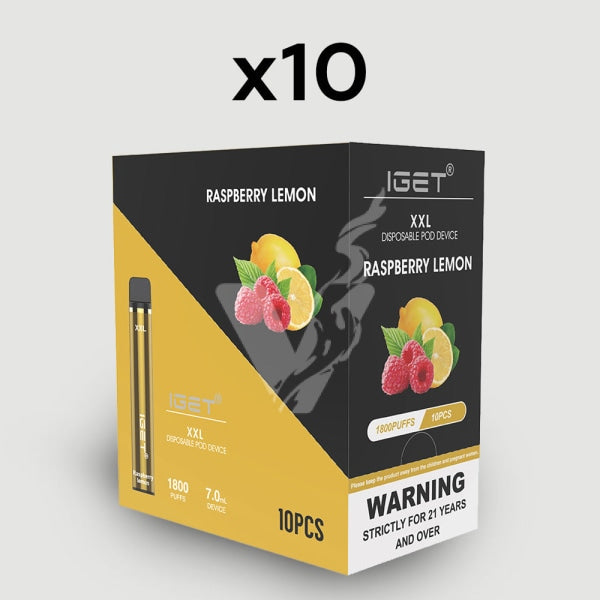 Iget Xxl Raspberry Lemon Vape (Box)